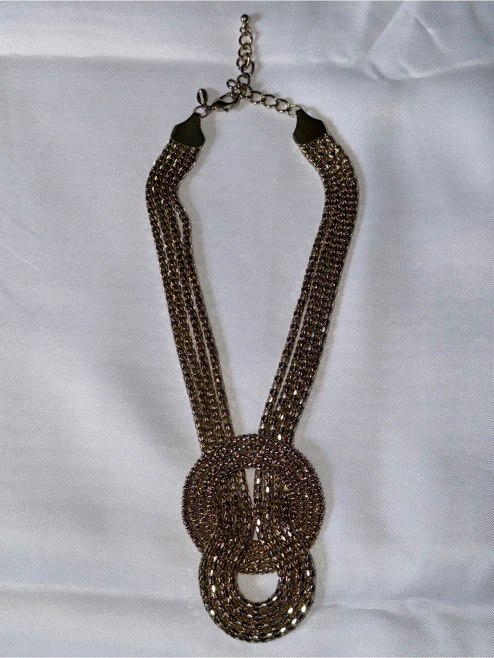 Express Gold-Tone Multi-Chain Knot Necklace